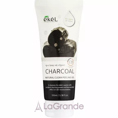 Ekel Natural Clean Peeling Gel Charcoal -  ,   