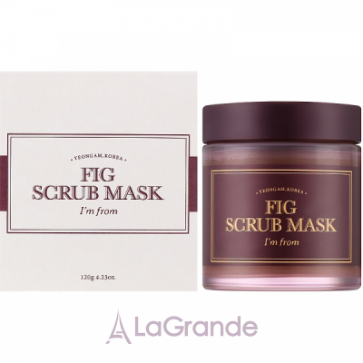 I'm From Fig Scrub Mask -     