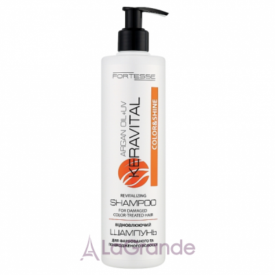 Fortesse Color & Shine KeraVital Revitalizing Shampoo        UV-