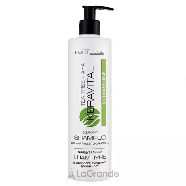 Fortesse Detox & Shine KeraVital Cleansing Shampoo ������� � ������ ������� �� AHA-���������
