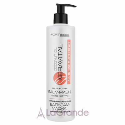 Fortesse All-In-One Multi-Create KeraVital Multifunctional Balm-Mask  -     UV-