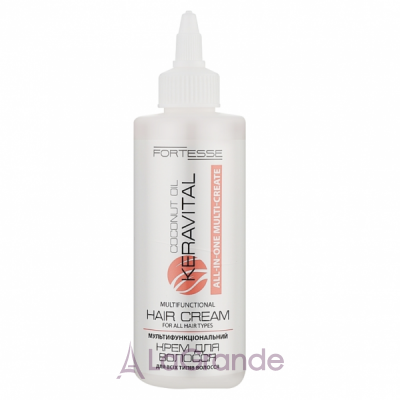 Fortesse All-In-One Multi-Create KeraVital Multifunctional Hair Cream         UV-