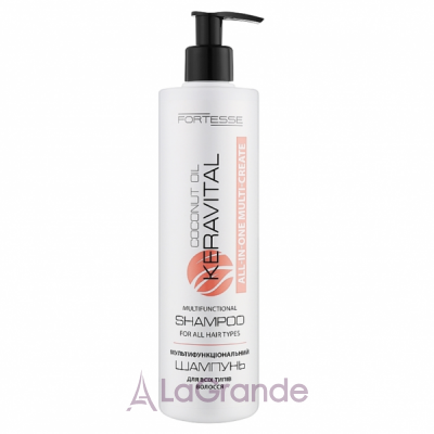 Fortesse All-In-One Multi-Create KeraVital Multifunctional Shampoo       UV-