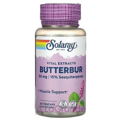 Solaray Butterbur Root Extract 50mg Veg Caps   