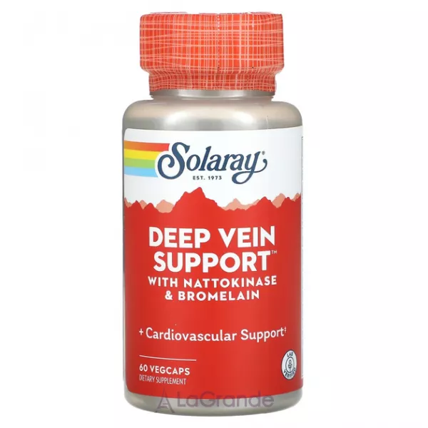 Solaray Deep Vein Support + Cardivascular Support Veg Caps ������� ������� 