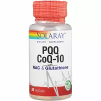Solaray PQQ CoQ-10 with NAC & Glutathione Veg Caps ������� B14 � ��������� Q10 � N-��������������� � ����������� (PQQ CoQ-10)
