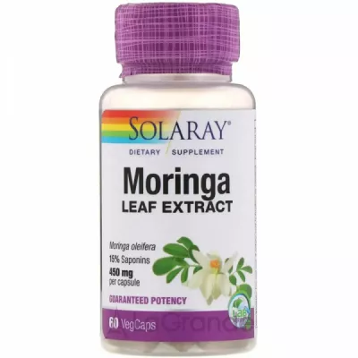Solaray Moringa Leaf Extract 450mg   