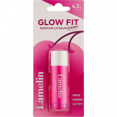 Lamelin Glow Fit Moisture Lip Balm Cherry    