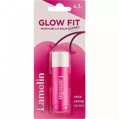 Lamelin Glow Fit Moisture Lip Balm Cherry    