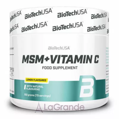 BioTech USA  MSM + Vitamin C       