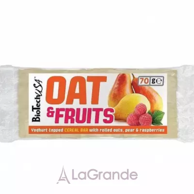 BioTech USA OAT and Fruits Yogurt-Pear-Raspberry     