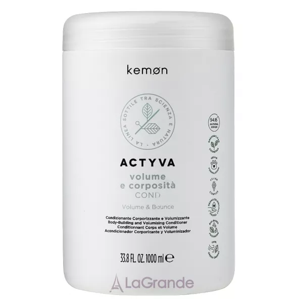 Kemon Actyva Volume e Corposita Cond ����������� ��� ������� ������� ��'���