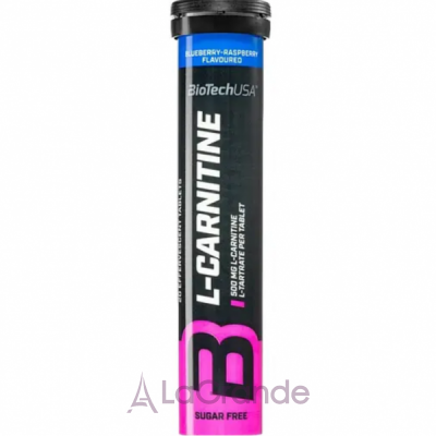 BioTech USA L-Carnitine Effervescent Blueberry Raspberry  L- 
