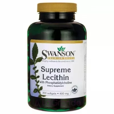 Swanson Supreme Lecithin with Phosphatidylcholine 400mg     '     