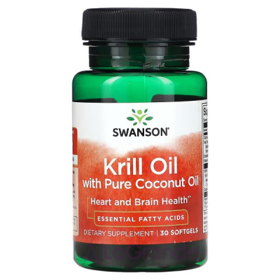 Swanson Krill Oil with Pure Coconut Oil       