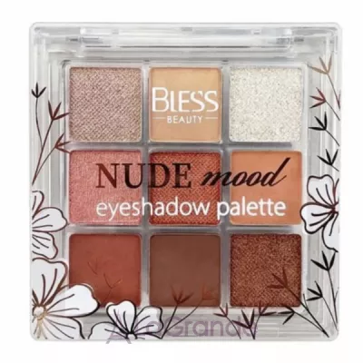 Bless Beauty Nude Mood Eyeshadow Palette   , 9 