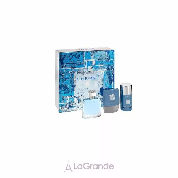 Azzaro Chrome ����� (��������� ���� 50 �� + ����������-���� 75 �� + ������� ����� ������ 75 ��)