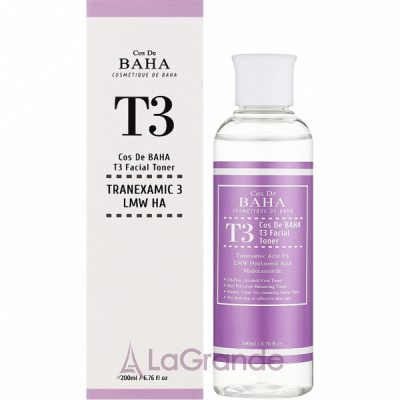 Cos De BAHA Tranexamic 3% T3 Facial Toner      