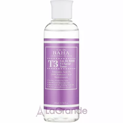 Cos De BAHA Tranexamic 3% T3 Facial Toner      