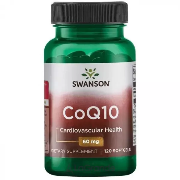 Swanson Coenzyme CoQ10 60mg ĳ������ ������� ��� �������-�������� ������������� 