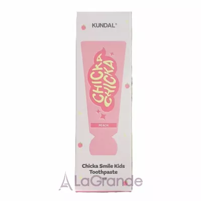 Kundal Chicka Smile Kids Toothpaste Peach       