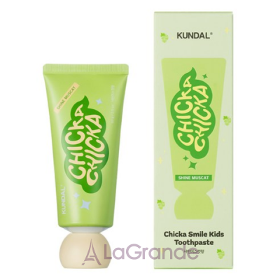 Kundal Chicka Smile Kids Toothpaste Shine Muscat       