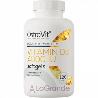 OstroVit Vitamin D3 Softgels 4000      3   