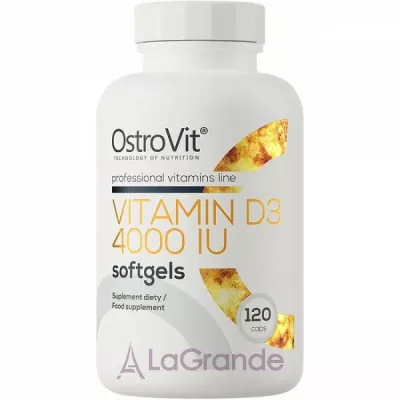 OstroVit Vitamin D3 Softgels 4000      3   