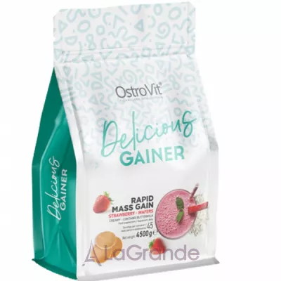 OstroVit Delicious Mass Gainer Strawberry waffles   볻