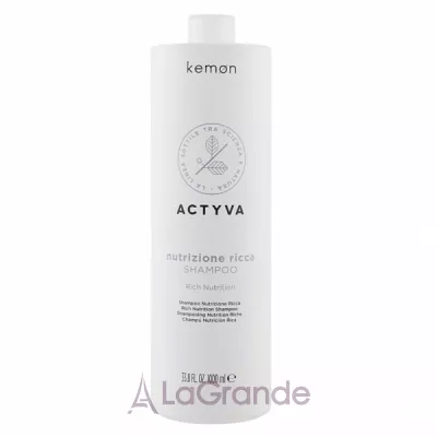 Kemon Actyva Nutrizione Ricca Shampoo Rich Nutrition     