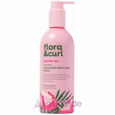 Flora & Curl Hydrate Me Rose Water Molasses Moisture Mask     