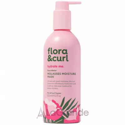 Flora & Curl Hydrate Me Rose Water Molasses Moisture Mask     