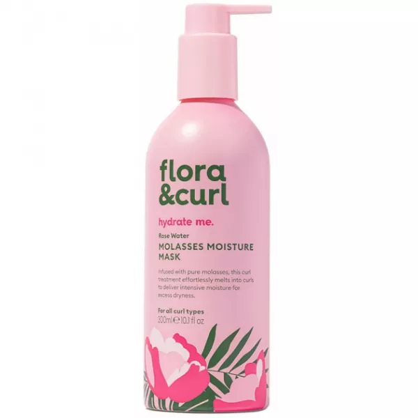 Flora & Curl Hydrate Me Rose Water Molasses Moisture Mask ����������� ����� ��� �������� �����