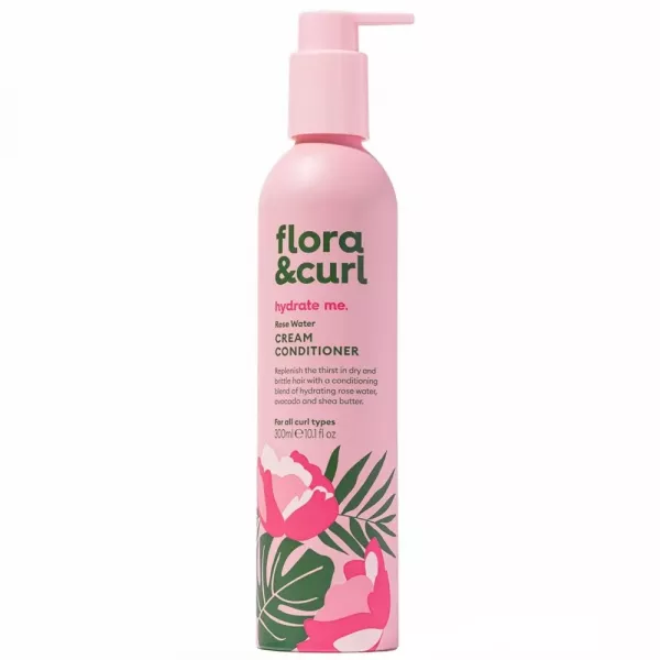 Flora & Curl Hydrate Me Rose Water Cream Conditioner ����������� ����������� ��� �������� �����
