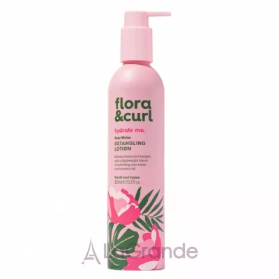 Flora & Curl Hydrate Me Rose Water Detangling Lotion     