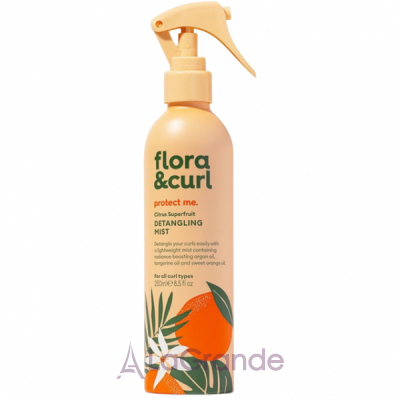 Flora & Curl Protect Me Citrus Superfruit Detangling Mist    