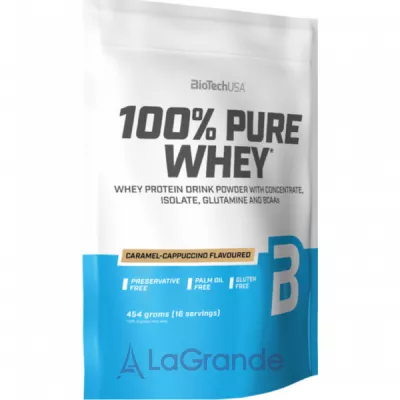 BioTech USA 100% Pure Whey Caramel Cappuccino  