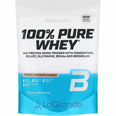 BioTech USA 100% Pure Whey Caramel Cappuccino  