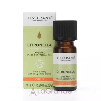Tisserand Citronella Organic Essential Oil    