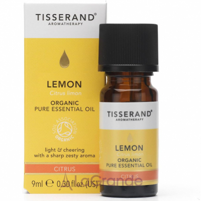Tisserand Aromatherapy Lemon Organic Pure Essential Oil    