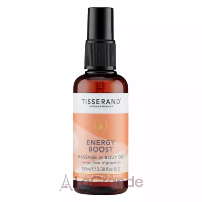 Tisserand Energy Boost Massage & Body Oil   