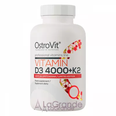 OstroVit Vitamin D3 4000 + K2    