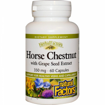 Natural Factors Horse Chestnut with Grape Seed Extract   