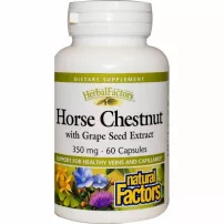 Natural Factors Horse Chestnut with Grape Seed Extract ����������� ������� "�������� �������� ������� � ����������� ��������", 350 ��