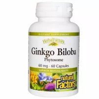 Natural Factors Ginkgo Biloba Phytosome 60 mg ����������� ������� "������ ������", 60 ��