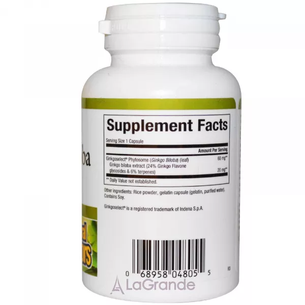 Natural Factors Ginkgo Biloba Phytosome 60 mg ĳ������ ������� 