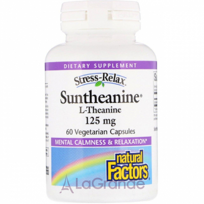Natural Factors Suntheanine L-Theanine 125 mg   