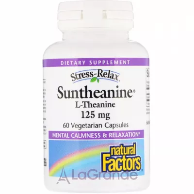 Natural Factors Suntheanine L-Theanine 125 mg   
