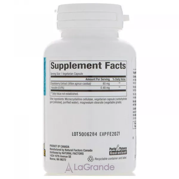 Natural Factors Vitex Chasteberry Extract ĳ������ ������� 