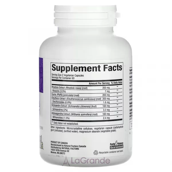 Natural Factors WomenSense AdrenaSense ĳ������ ������� ��� �������� ����������� �����